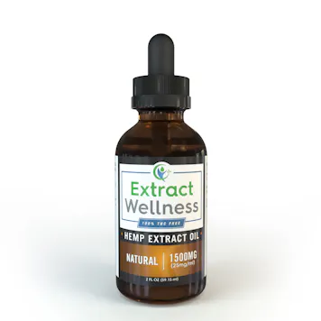 Photo of 100% THC Free Hemp Oil - Natural 1500mg