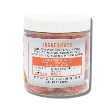 Photo of CBD Peach Ring Gummies