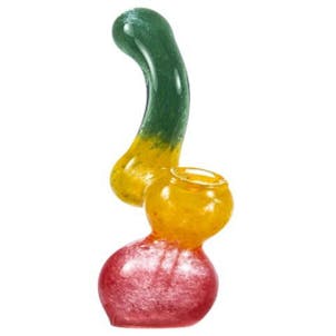 Photo of 7" Rasta Colored Bubbler