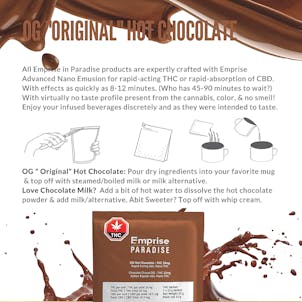 Photo of OG "Original" Vegan & Organic Hot Chocolate - 20mg Rapid Nano CBD