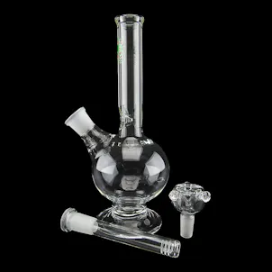 Photo of 8.5'' Orb Pedestal Water Pipe - Made in California