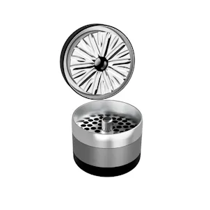 Photo of Flower Mill - Premium Herb Miller / Toothless Grinder - Grey