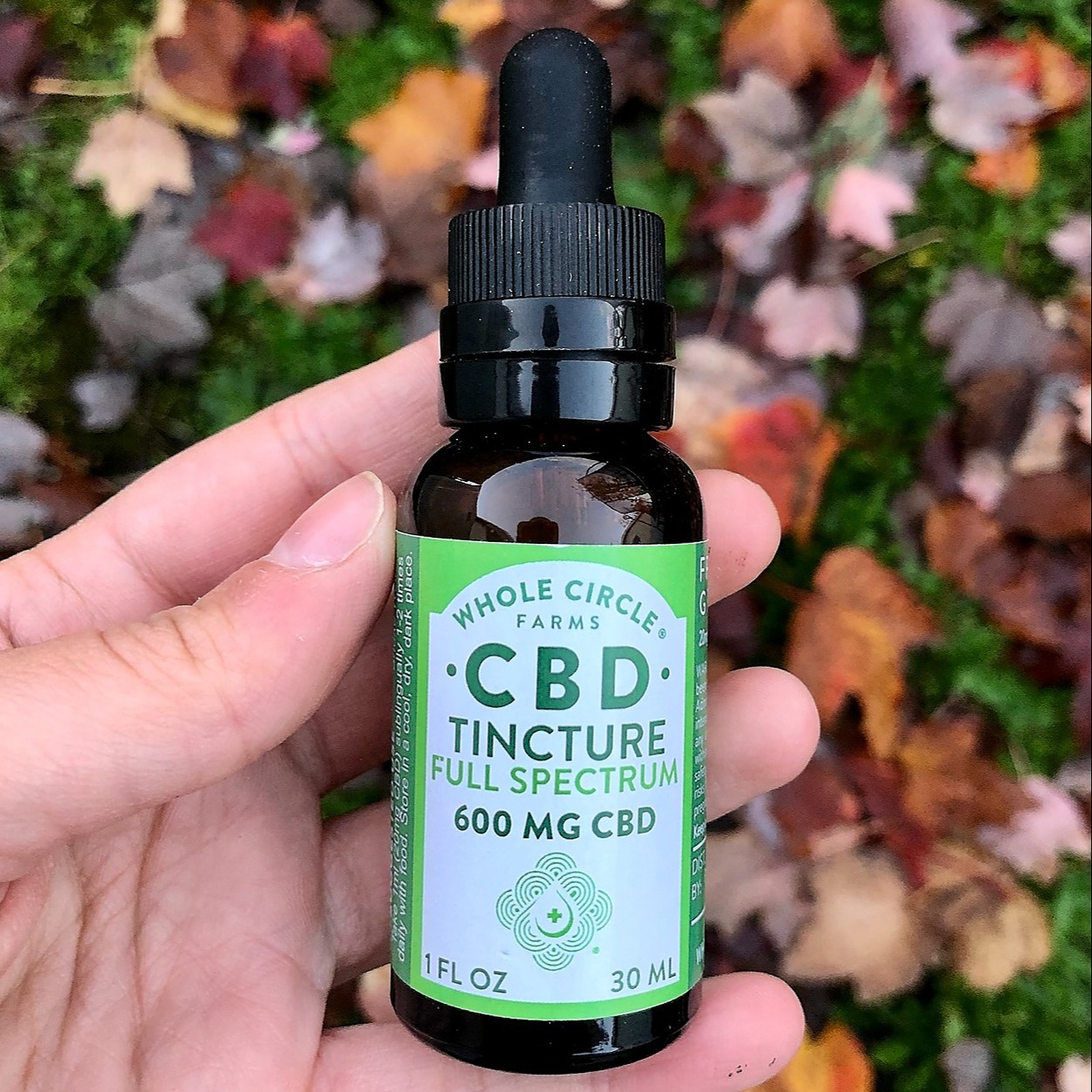 Whole Circle Farms - Organic Hemp: CBD Sublingual Tincture | Leafly