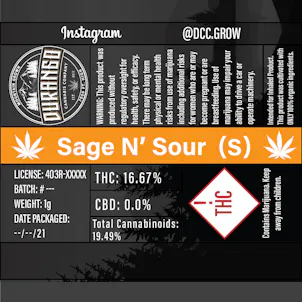 Photo of Sage N' Sour Pre-Roll 1g