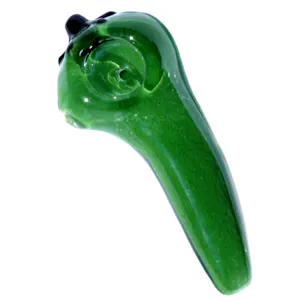 Photo of 4" Fritted Chili Pepper Themed Hand Pipe- Assorted Colors