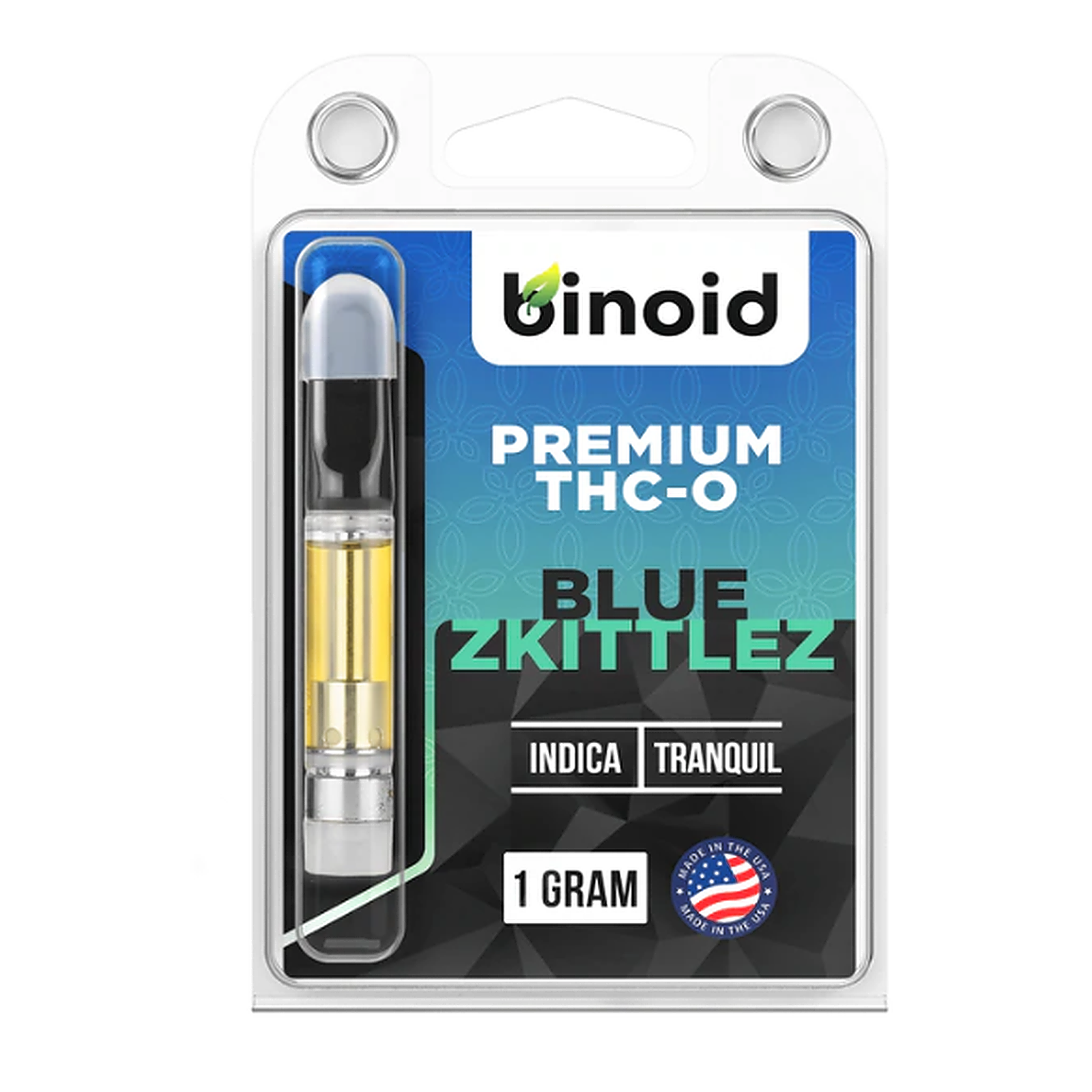 Binoid: THC-O Vape Cartridge - Blue Zkittlez | Leafly