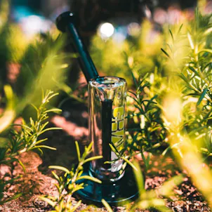 Photo of 7" Grav Upright Bubbler- Black Decal