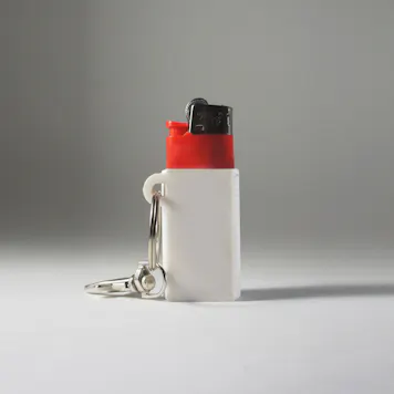 Photo of Terrapin Mini Lighter Case + Keychain "Super Hot" *Customizable