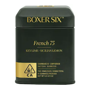 Photo of Boxer Six French 75 Sativa Gummies