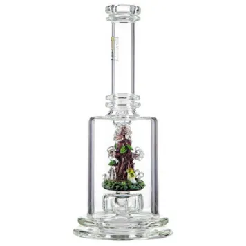 Photo of 11.5" Bioluminescent Wonderland Water Pipe