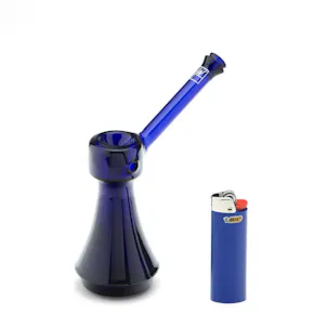 Photo of 5" Cobalt Blue Bubbler | Jane West x Grav Labs
