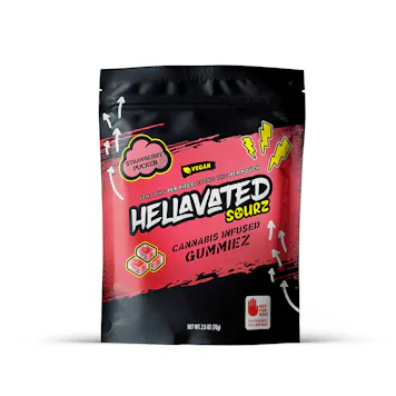 Photo of Strawberry Pucker Sour Gummiez 100mg 10-pack