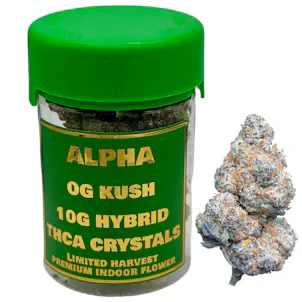 Photo of Alpha OG KUSH HYBRID THC Delta-9 Hybrid Flower THC-P Infused 10g