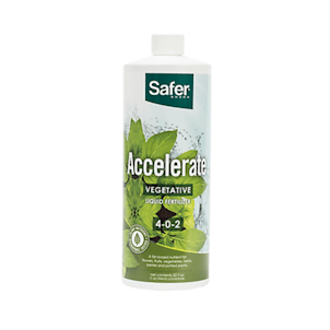 Photo of Accelerate (4-0-2) Hydroponic Liquid Nutrient Fertilizer Concentrate - 32oz| Safer® Brand