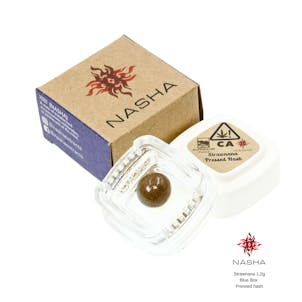 Photo of Strawnana 1.2g Blue Pressed Hash (Alpenglow)