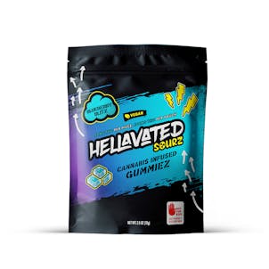 Photo of Blueberry Blitz Sour Gummiez 100mg 10-pack