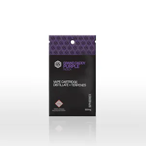 Photo of GRAND DADDY PURPLE 1:1 CBD 500 mg Vape Cartridge