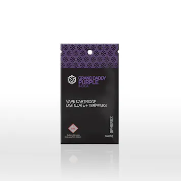 Photo of GRAND DADDY PURPLE 1:1 CBD 500 mg Vape Cartridge