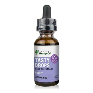 Photo of Tasty Drops Hemp Oil Tincture (1oz, 300mg CBD)