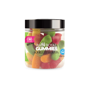 Photo of R.A. Royal Gummies: CBD Squiggly Worms Gummy Jar (600 MG)