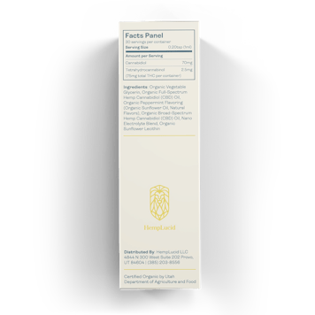 Photo of Organic Full-Spectrum Water Soluble CBD - Mint Flavor - 2100mg