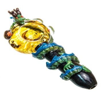 Photo of "Dragon Wrapped" Glass Pipe
