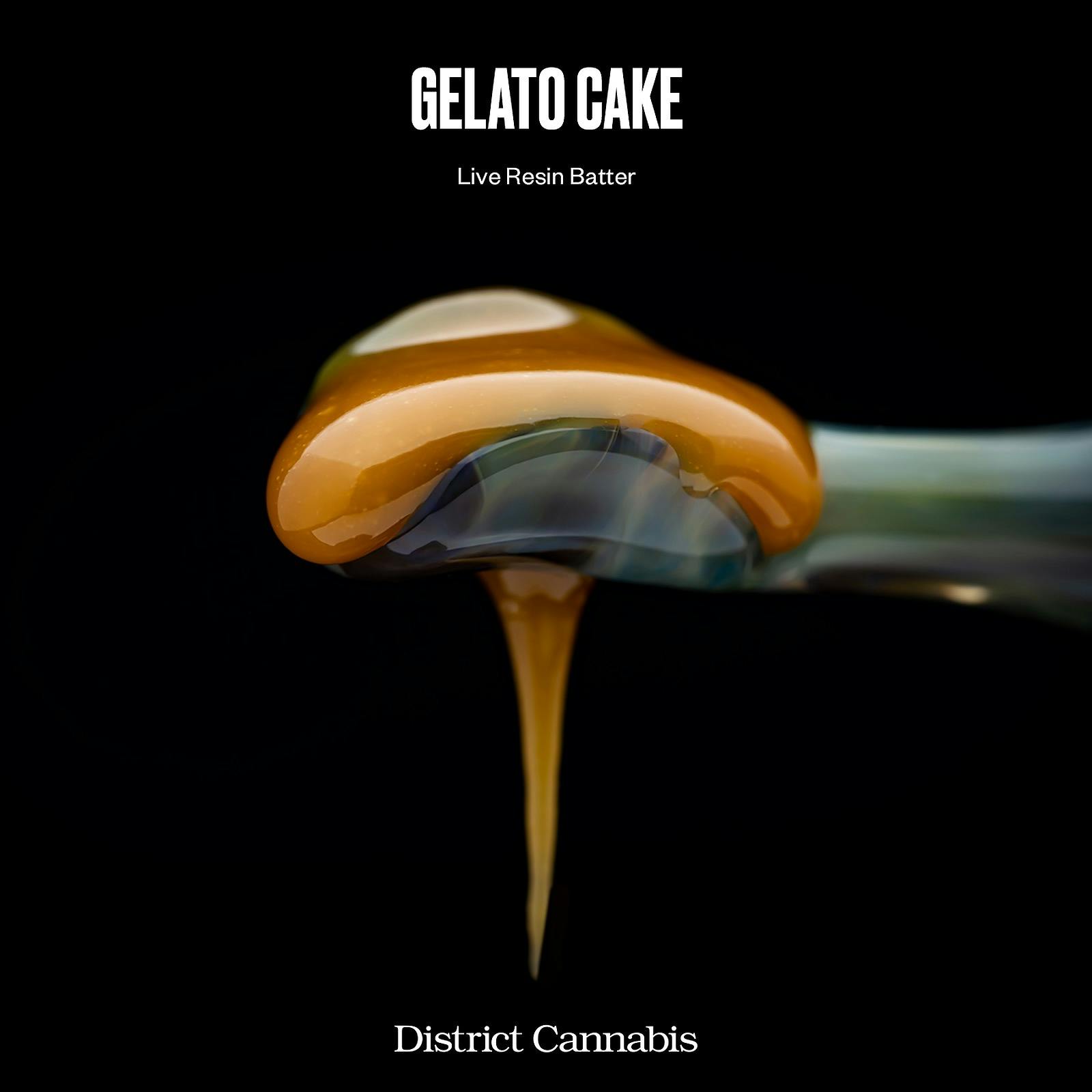 District Cannabis Gelato Cake Live Resin Batter 3.5g Leafly