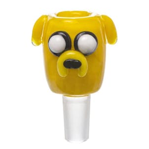 Photo of Empire Glassworks “Yellow Dog” Adventure Time Bowl Piece