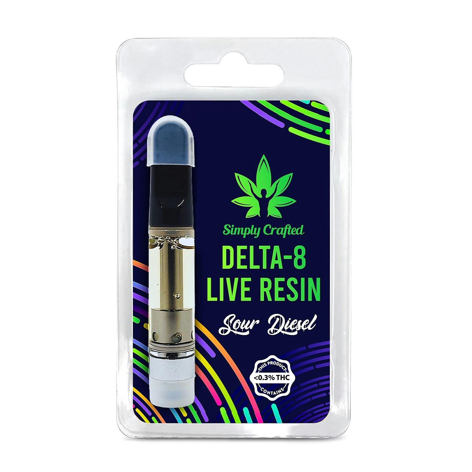 Simply Crafted Free Shipping Save 25 With Code Leafly Sour Diesel Live Resin Delta 8 Thc 1053