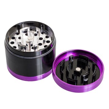 Photo of 4pc Chromium Crusher Grinder Purple - 2"