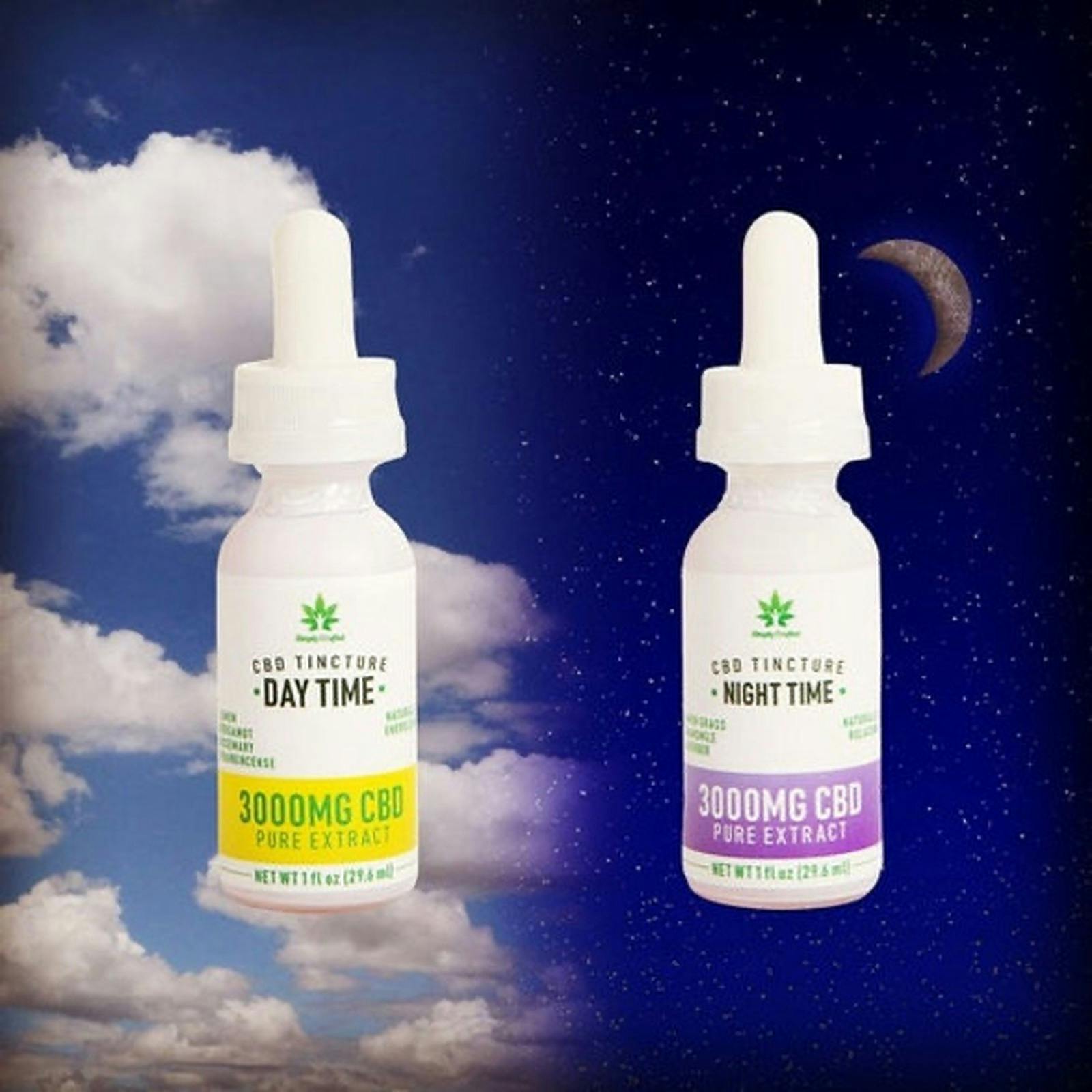 Simply Crafted Free Shipping Save 25 With Code Leafly 6000mg Cbd Oil Day And Night Bundle 1719