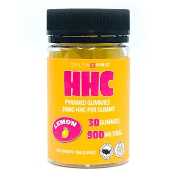 Photo of 30mg HHC/10mg CBN Pyramid Gummies 30 Count Lemon