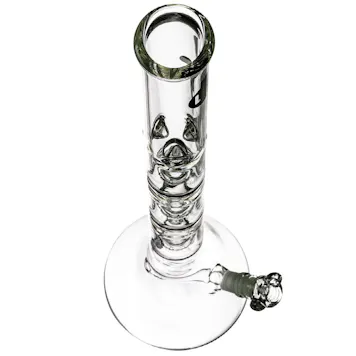 Photo of LA Pipes 26” 5mm Thick Triple Showerhead Perc Beaker Bong