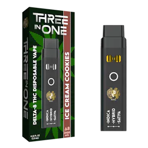 Photo of R.A Royal Delta-8 Three-in-One Disposable: Ice Cream Cookies (3000MG)