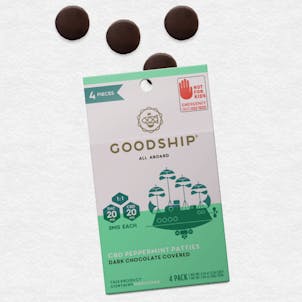 Product image for CBD Dark Chocolate Covered Peppermint Patties 12pk