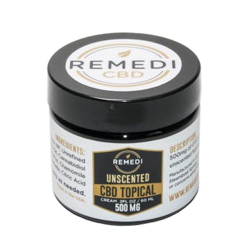 Photo of Remedi CBD Topical Cream - 500mg - Unscented