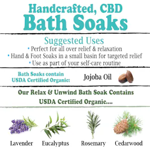 Photo of Relax & Unwind Bath Soak (300mg CBD)