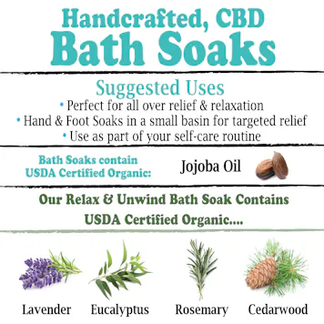 Photo of Relax & Unwind Bath Soak (300mg CBD)