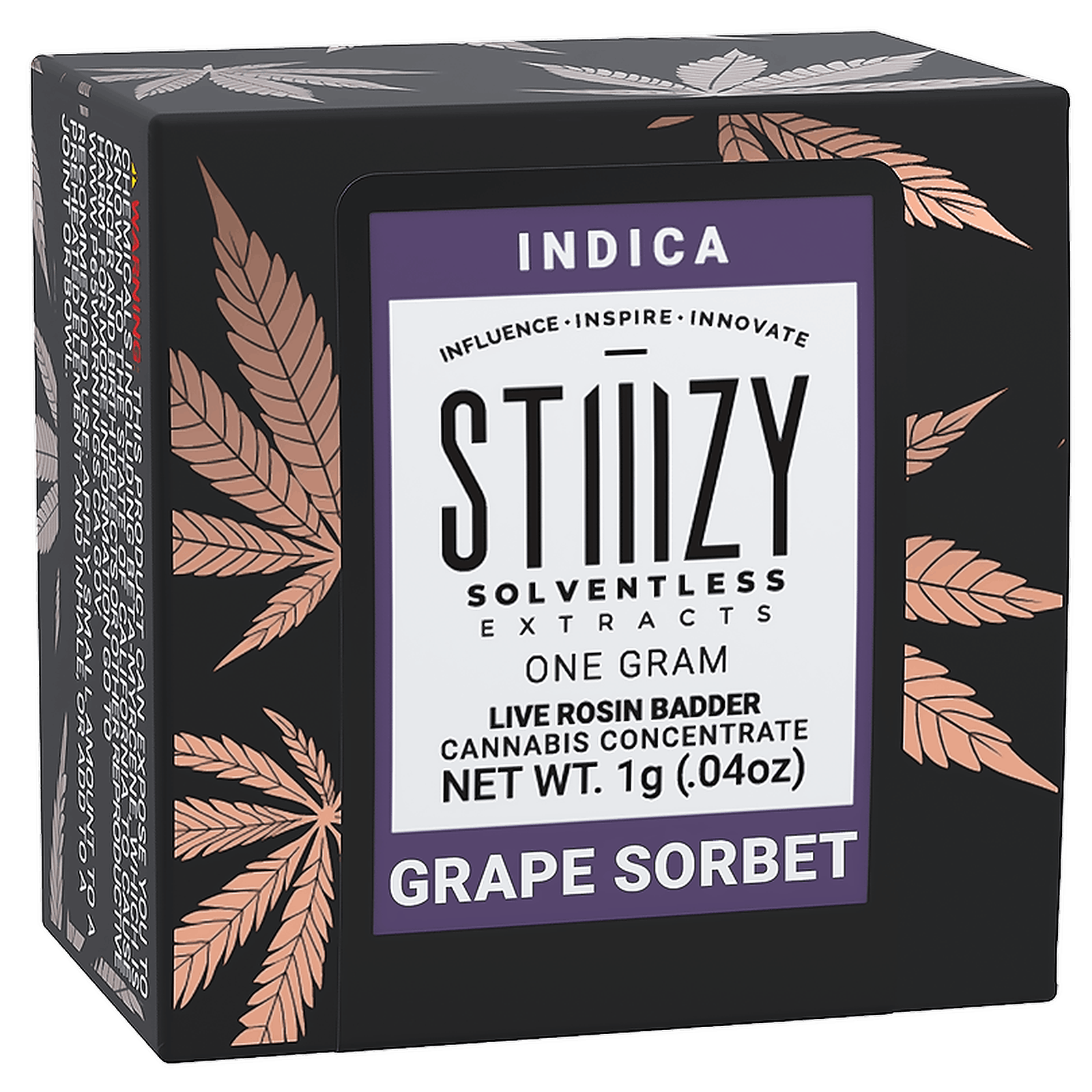 STIIIZY GRAPE SORBET LIVE ROSIN BADDER 1G Leafly