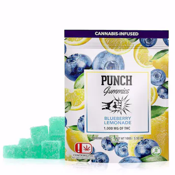 Photo of Blueberry Lemonade Extreme OK 1000MG Punch Gummies
