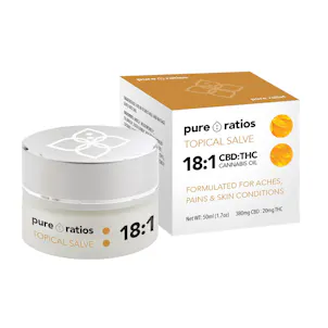 Photo of 18:1 CBD:THC Topical Salve 50ml