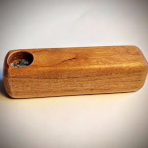Photo of CHERRY Wood Travel Smoking Pipe - Handmade Wooden Smoking Pipe