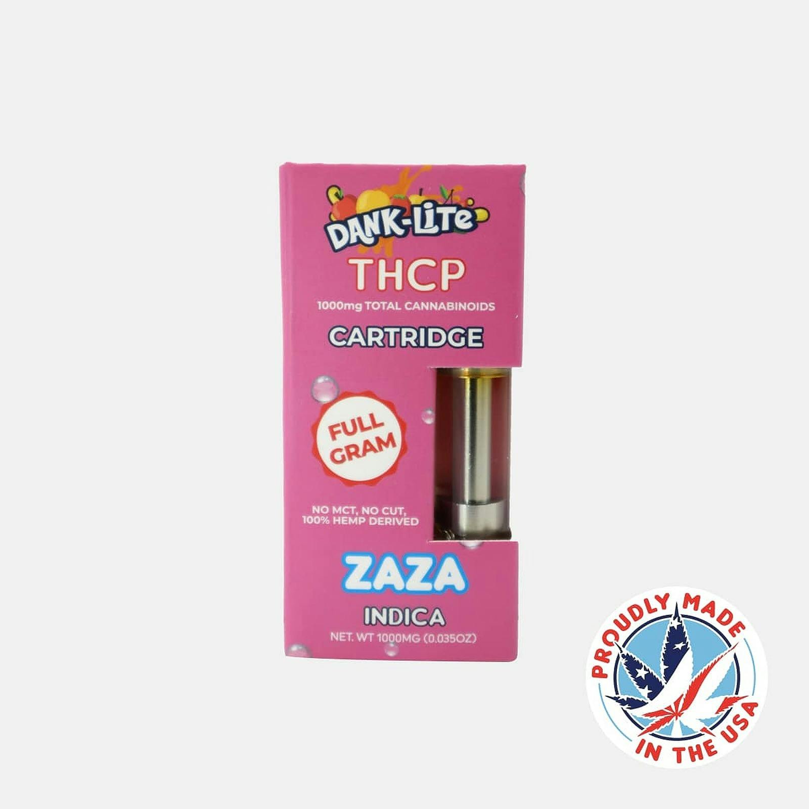 DankLite THCP Vape Cartridge Zaza (Indica) Leafly