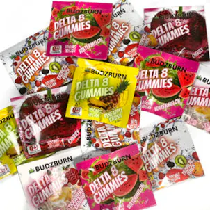 Photo of Delta 8 Gummies - Strawberry Banana, Cherry, Watermelon, Pineapple Crush & Tropical Punch