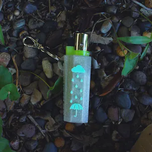 Photo of Terrapin "Cloudy Blue" Lighter Case +Keychain, *Customizable