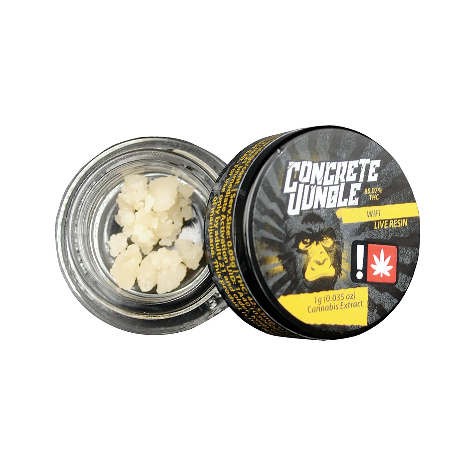 Concrete Jungle Extracts xConcrete Jungle Cured Resin Crumble Double Mendo (Indica) 76.60