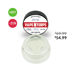 Photo of 1000MG SFV OG CBD SHATTER