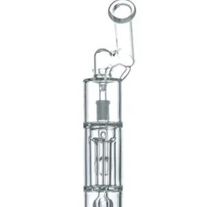 Photo of "Crystal Ball to Pillar" Perc Sidecar Bong