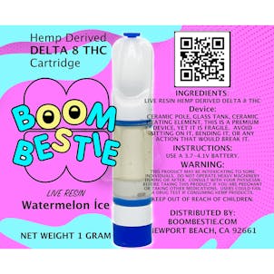 Photo of Live Resin Delta 8 Cartridge Watermelon Íce