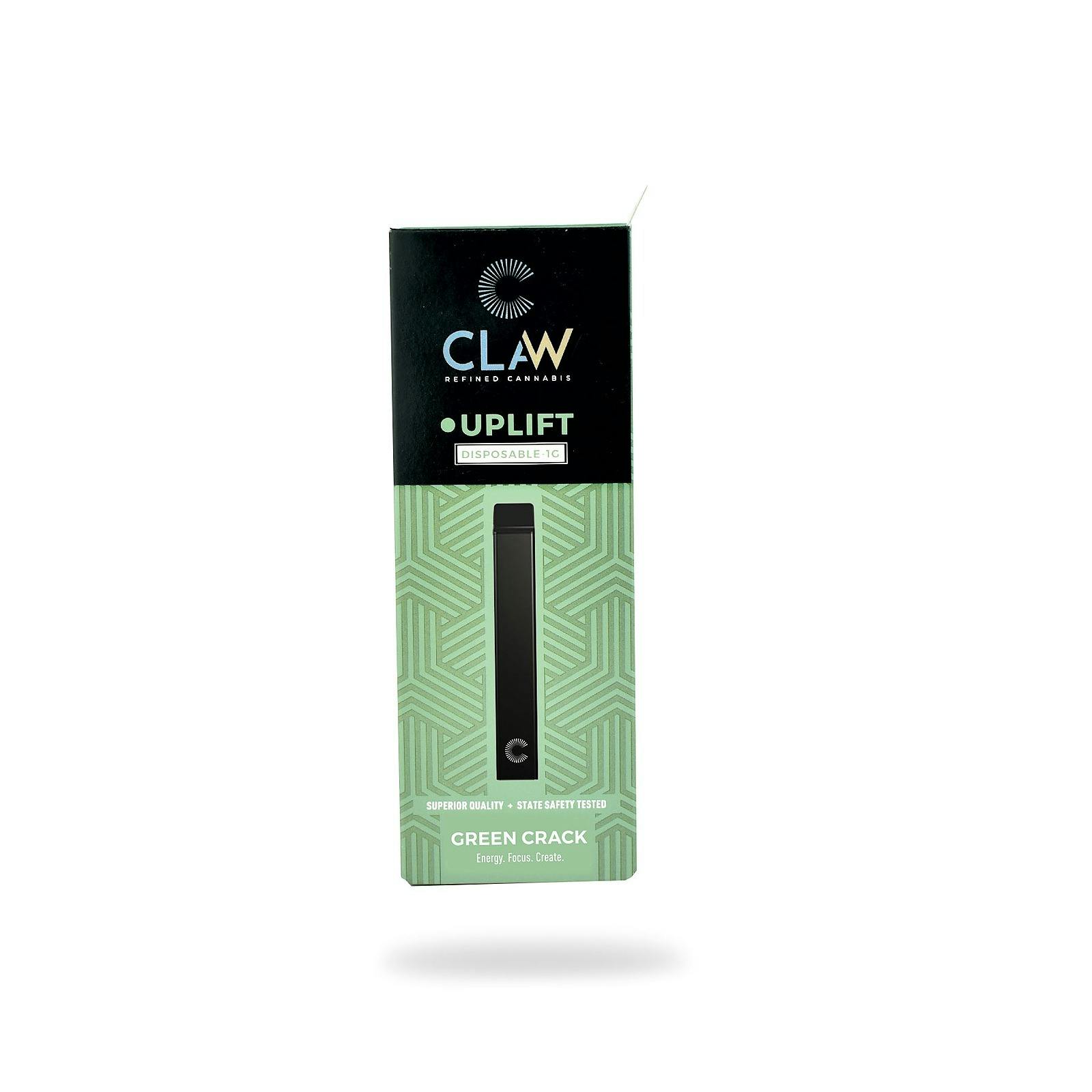 Claw Cannabis Green Crack 1G Disposable Vape Claw Leafly